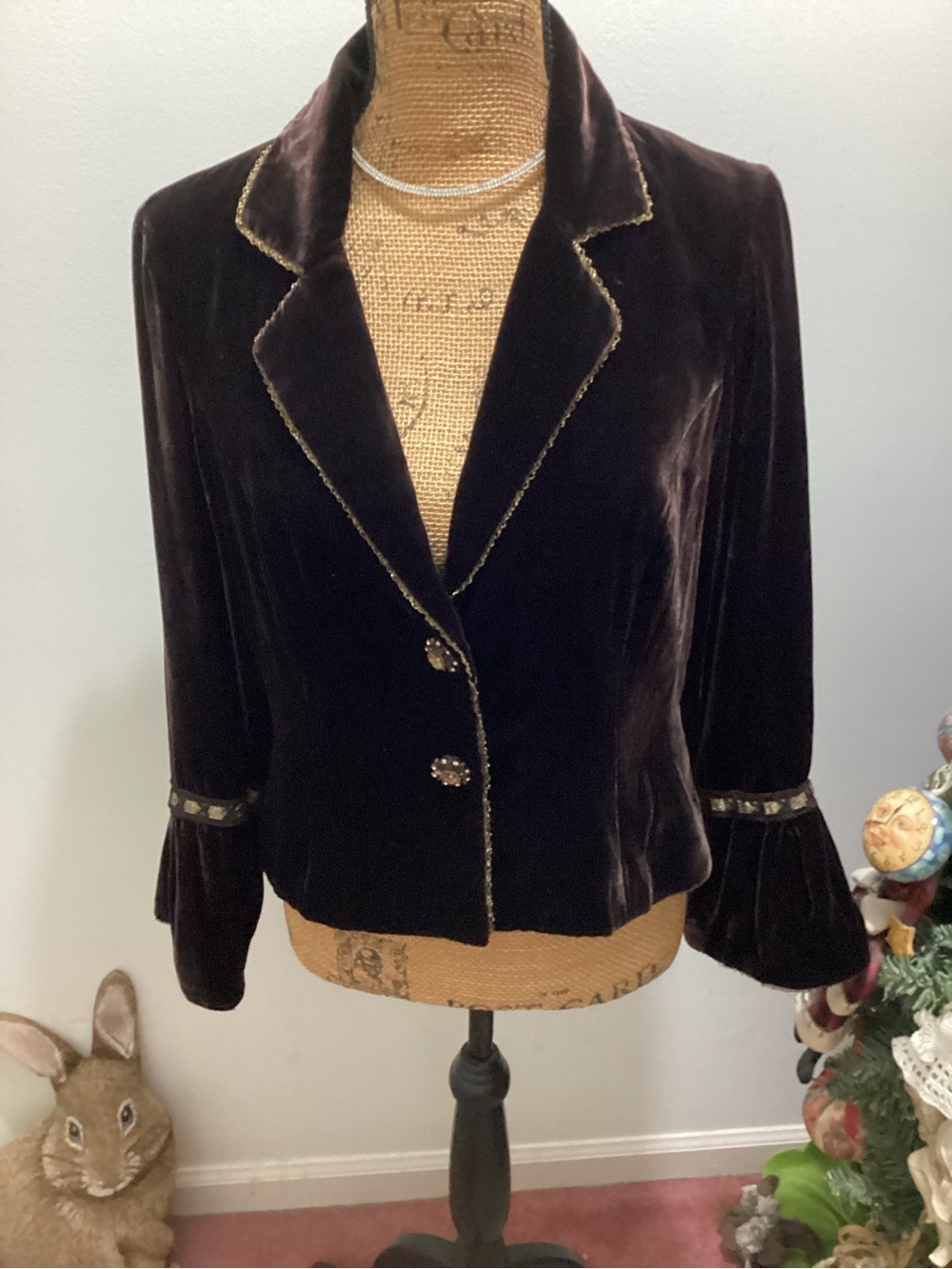 E by Eci Velvet Jacket